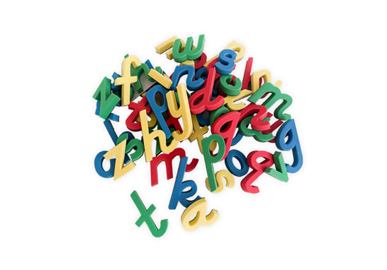 Foam Magnetic Letters, D'Nealian, Lowercase