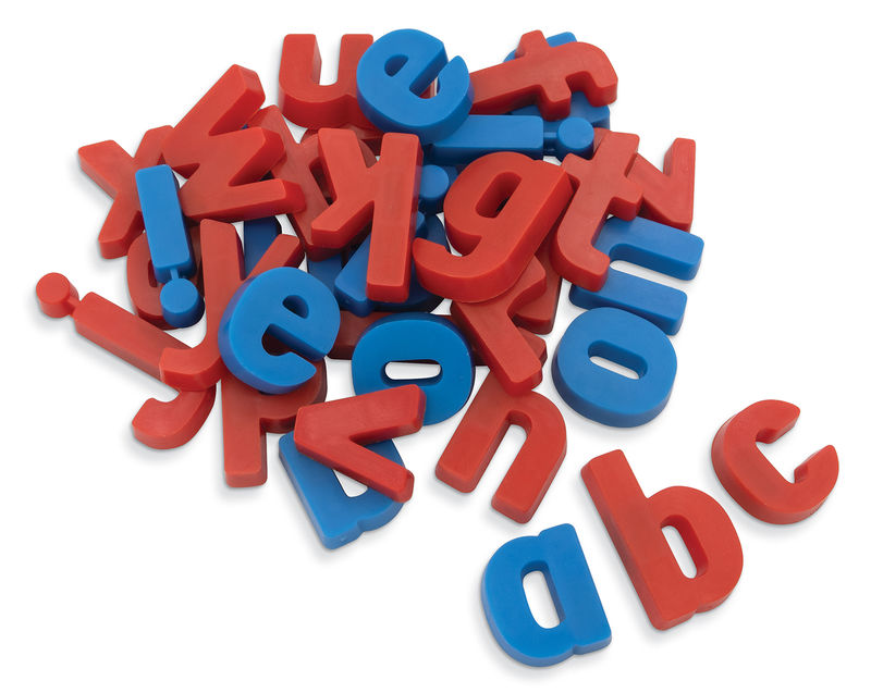 Magnetic Letters, Red & Blue 36 Uppercase