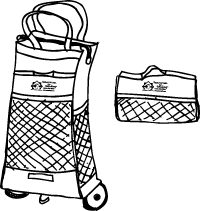 Wheeled Bag Tote