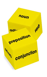 Parts of Speech Dice