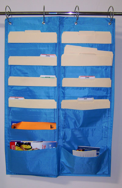 File Folder Pocket Chart, 12 Folders