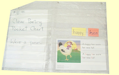 See-Through Poster Pocket Chart