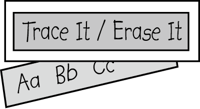 Clear Trace-It/Erase-It Pockets, Set of 24