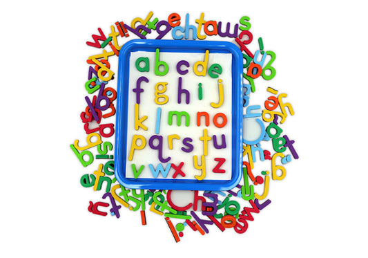 Magnetic Foam Letters Lowercase, Assorted Colors