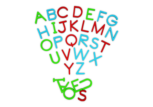 Uppercase Magnetic Letters
