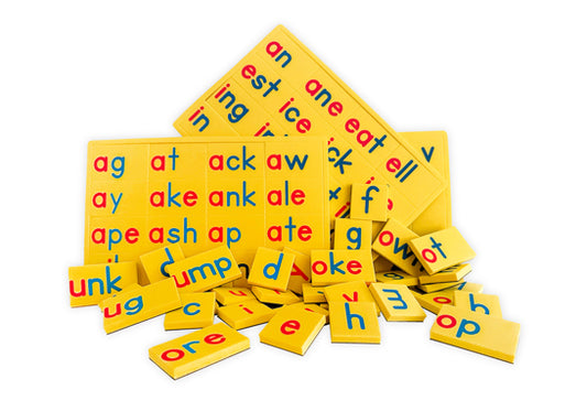 Magnetic Foam Word Family Tiles