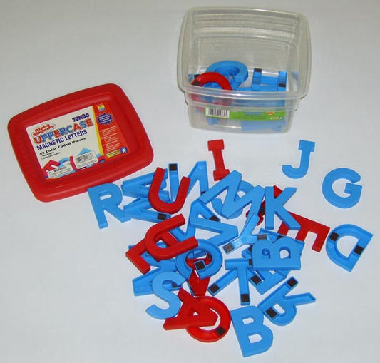 Red Vowels 2-½″ Upper Case Letters, 42/Set