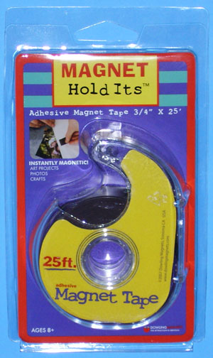 Thin Magnetic Tape, ¾″ x 25 ft