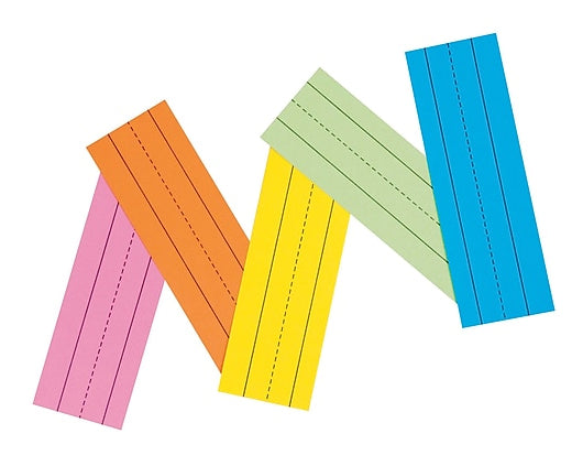 Pacon® Peacock® Super-Bright 3" x 9" Sentence Strip Flash Cards